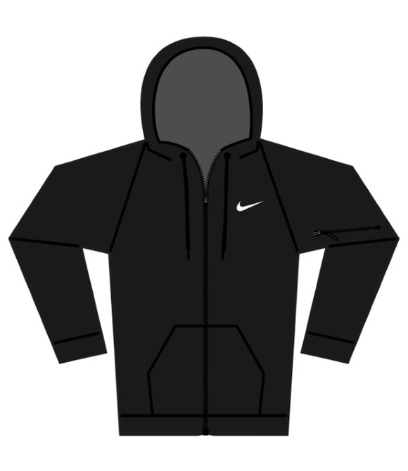 Nike men�s full-zip fitness hoodie