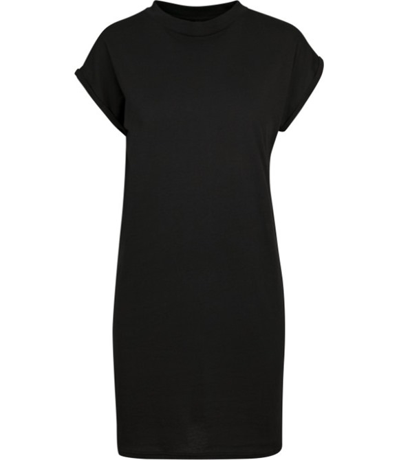 Women�s extended shoulder dress