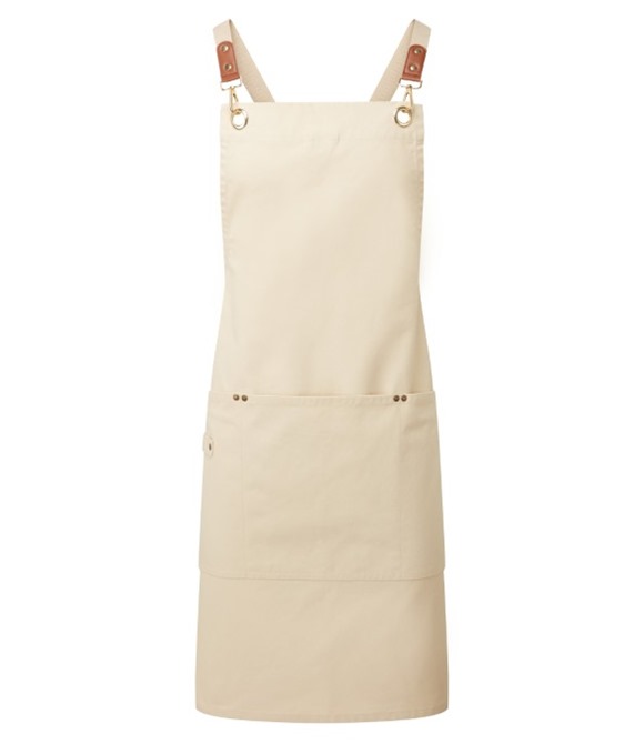 Clip �n� Clasp cross-back bib apron