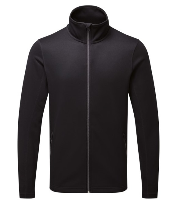 Men's spun dyed sustainable zip-through sweatshirt