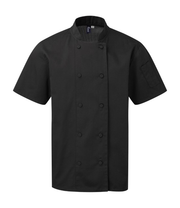 Chefs Coolchecker short sleeve jacket