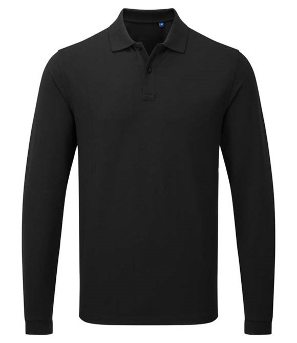 Premier Essential unisex long sleeve workwear polo shirt