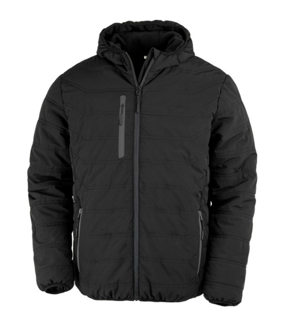 Recycled compass padded winter jacket