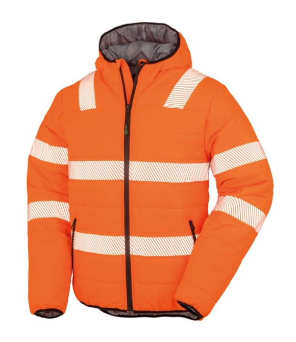 Recycled ripstop padded safety jacket