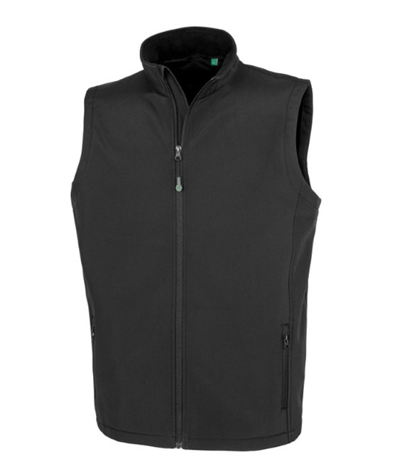 Men's recycled 2-layer printable softshell bodywarmer