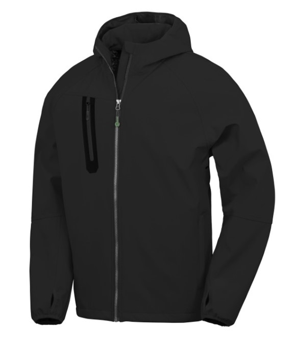 Result Genuine Recycled 3-layer recycled printable casual hooded softshell