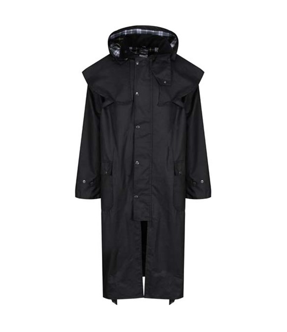 Regatta Professional Cranbrook caped wax riding jacket