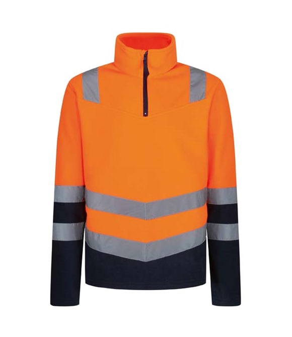 Regatta High Visibility Pro hi-vis half zip fleece top