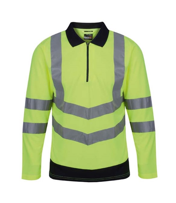 Regatta High Visibility Pro hi-vis ls polo shirt