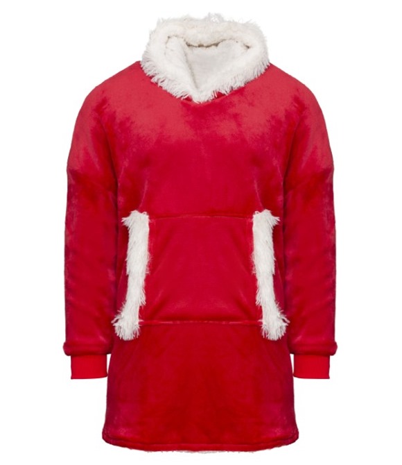 The oversized cosy reversible sherpa hoodie