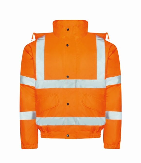 High visibility bomber jacket
