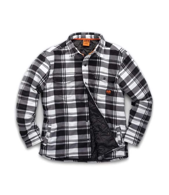 Scruffs Worker padded checked shirt