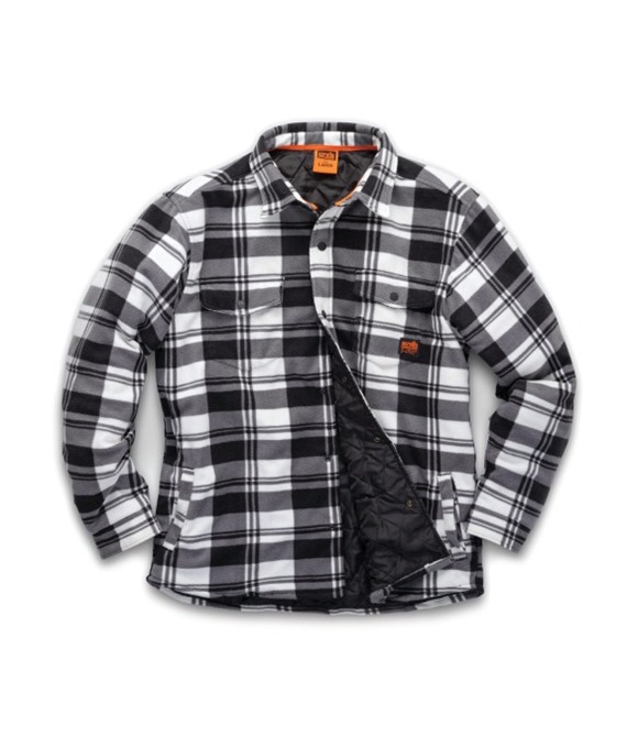 Worker padded checked shirt