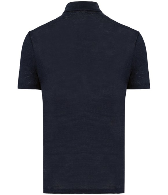 Spasso Knitted Linen Polo Shirt