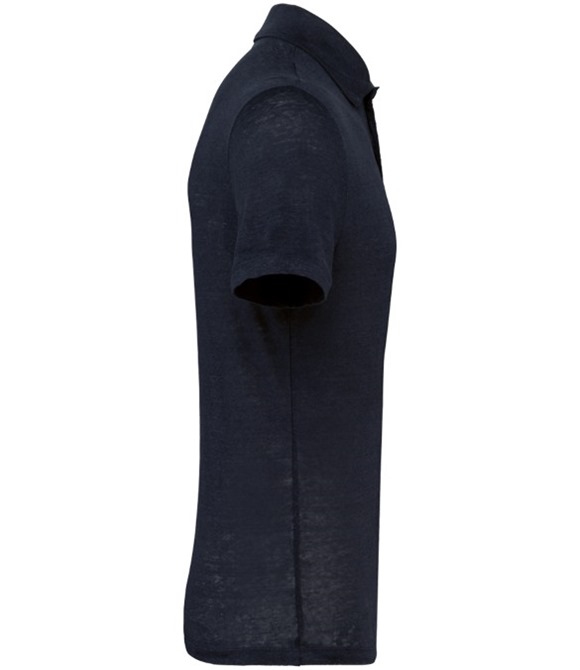 Spasso Knitted Linen Polo Shirt