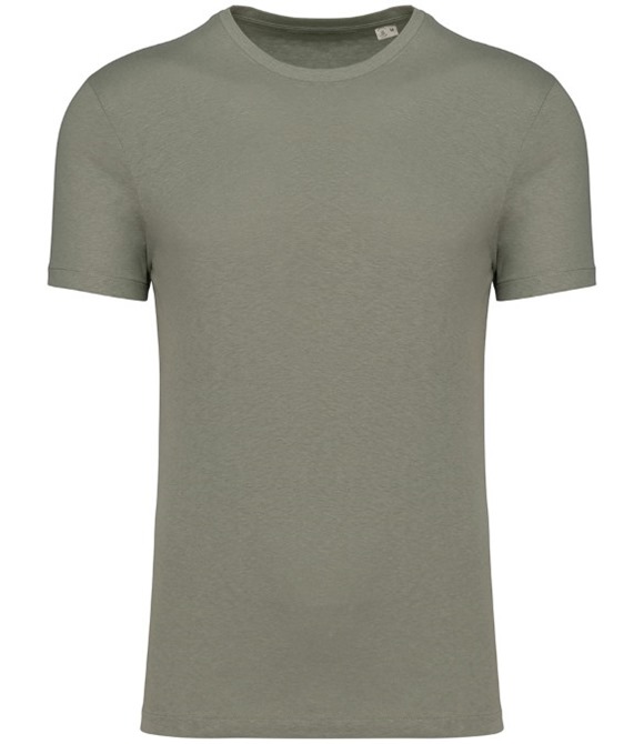Spasso Unisex Organic Cotton Linen Blend T-Shirt