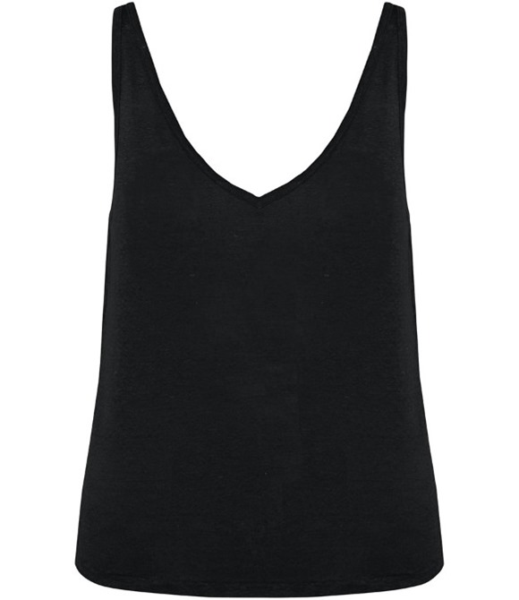 Spasso Ladies Linen Tank Top