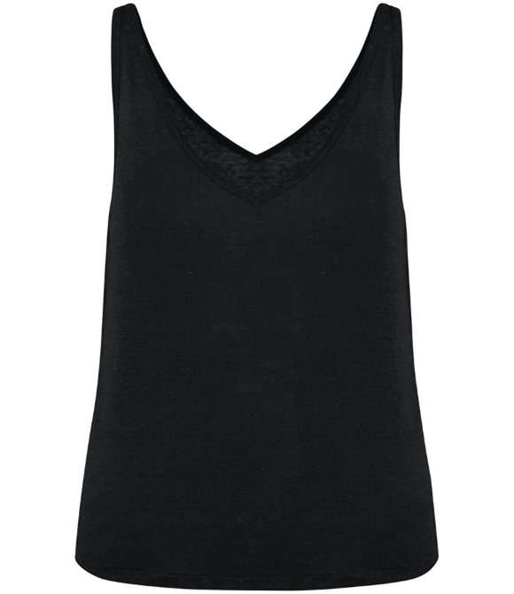 Spasso Ladies Linen Tank Top