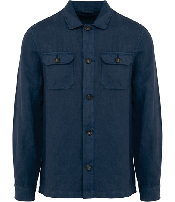 Spasso Linen Washed Overshirt