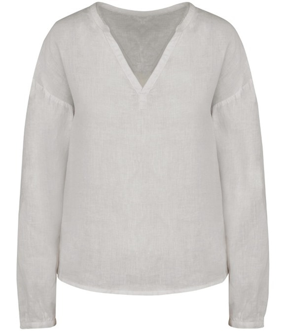 Spasso Ladies Linen Blouse
