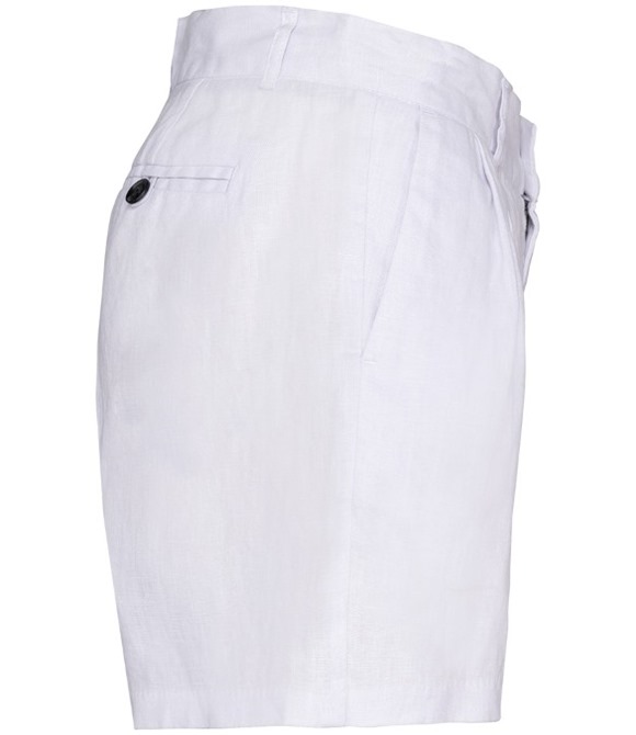 Spasso Ladies Linen Bermuda Shorts