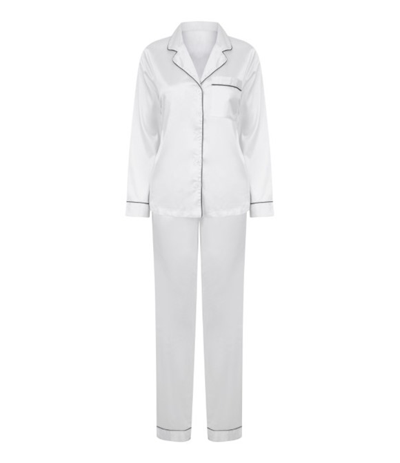 Women's satin long pyjamas