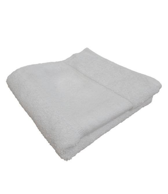 Towel City Organic bath towel with printable border
