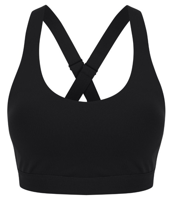 Medium impact core bra