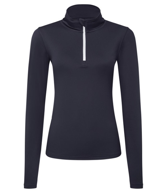 Women�s TriDri� recycled long sleeve brushed back � zip top