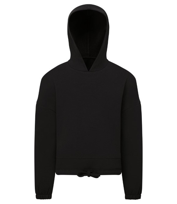 Kids TriDri� recycled cropped oversize hoodie