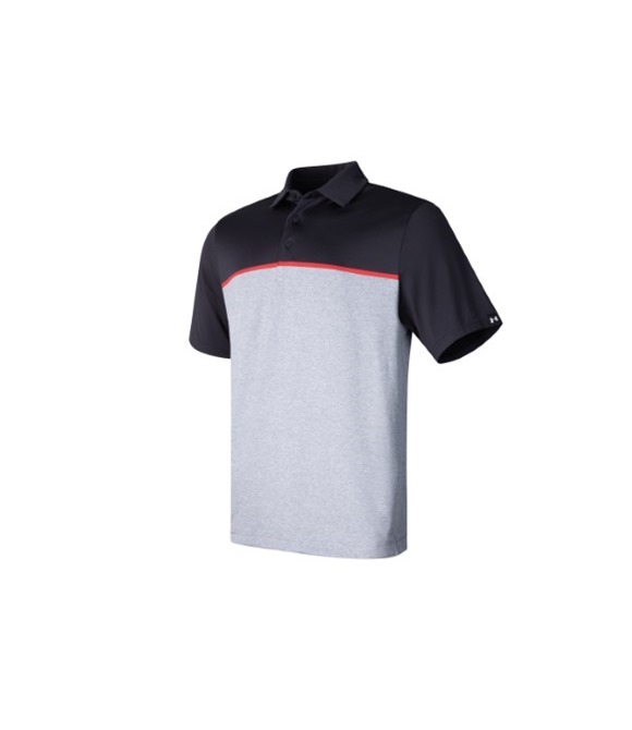 Under Armour Golf UA playoff 3.0 stripe polo LB � edge lit