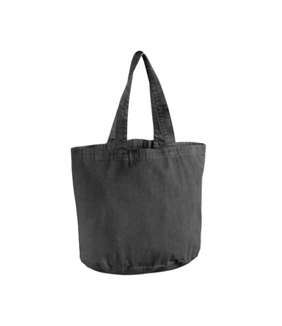 Garment-dyed shopper