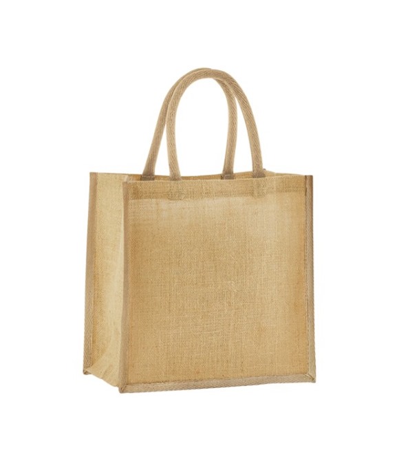Westford Mill Natural starched jute mini gift bag