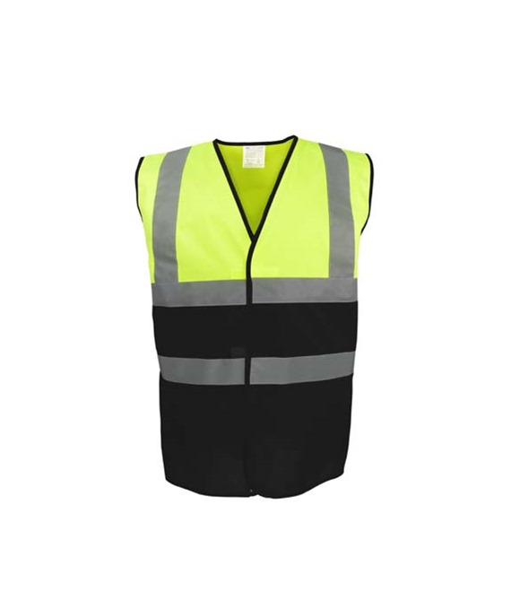 Yoko Hi-vis two-tone waistcoat (HVW122)