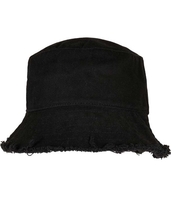Open edge bucket hat