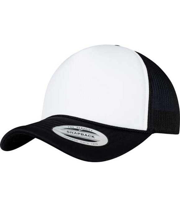 Flexfit by Yupoong Foam trucker cap curved visor (6005FC)