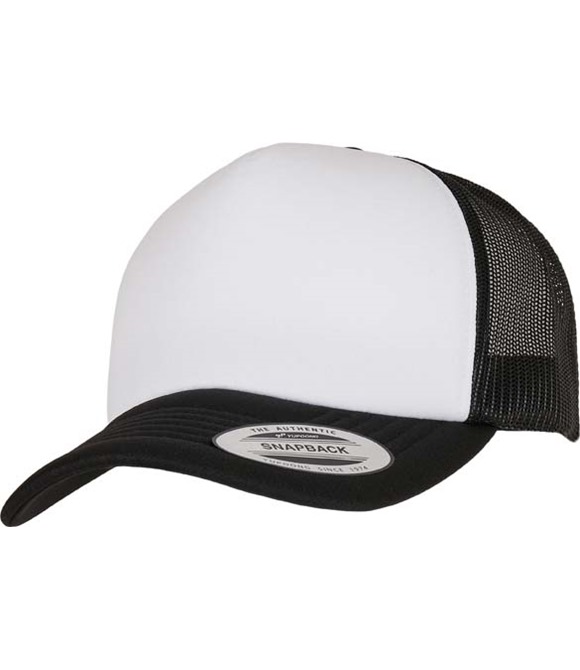 Flexfit by Yupoong YP Classics� curved foam trucker cap � white front (6320W)