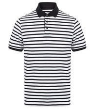 Front Row Striped Jersey polo shirt