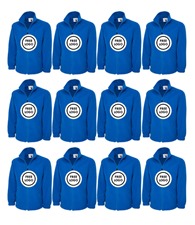 12 x UC604 Classic Full Zip Micro Fleece Jackets With Free Logo