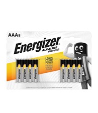 Energizer Alkaline power AAA Batteries pack 8