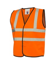 Uneek Childrens Hi-Viz Waist Coat