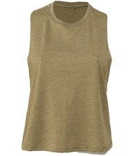 Bella+Canvas Bella Canvas Women's racerback cropped tank
