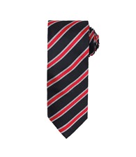 Waffle stripe tie
