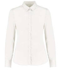 Women's stretch Oxford shirt long-sleeved (tailored fit)