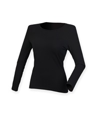 Women's feel good long sleeved stretch t-shirt