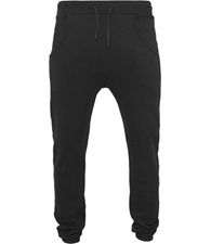 Heavy deep-crotch sweatpants