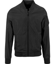 Nylon bomber jacket