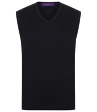 Sleeveless v-neck jumper