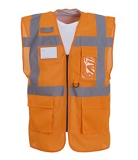 Yoko Hi-vis top cool open-mesh executive waistcoat (HVW820)