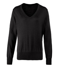 Premier Women's v-neck knitted sweater